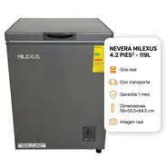 *Nevera Milexus de 4.2 pies³ de 119L* - Precio 290 USD - Con transporte incluido en varios lugares - Img 58070115