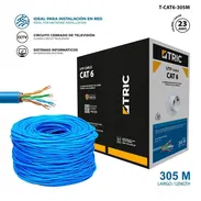 Cajas de cable de red cat 6 ideal para sistemas de cámaras CCTV igual vendo x m - Img 57556241