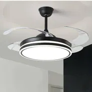 Lámpara LED inteligente de techo con ventilador, Bluetooth y mando a distancia 🐻 - Img 54515524