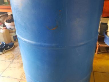 Tanque de agua de 55 galones sellado con conexion hecha de salida de tanque plastica de 1 pulgada y llave de paso de 1 p - Img 66838948
