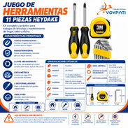 DESTORNILLADOR, CINTA MÉTRICA, LLAVES HEXAGONALES, JUEGO DE HERRAMIENTAS - Img 57532738
