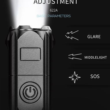 🔦 LINTERNA LED RECARGABLE USB 🔦 3 MODOS 🔦 IMPERMEABLE 🔦  5.887.23.60 - Img 103584072