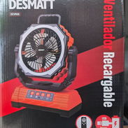 🌬️ VENTILADOR PORTÁTIL F6 + LUZ LED 🔋💡 - Img 57829048