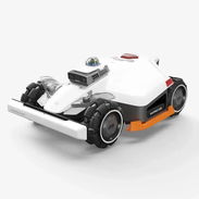MAMMOTIONs Robot Lawn Mower AWD 4 Wheels White Orange Design Smart Cutting System - Img 58403612