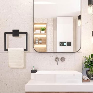 Organizador montado para baño con toallero, o para cocina - 2/5