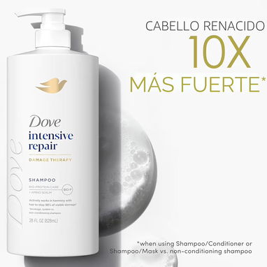 Kit Champú y Acondicionador (828 ml), Dove Intensive Repair Shampoo 828 ml  Dove Intensive Repair Conditioner 828 ml - Img 121030582