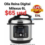 ‼️Olla Reina Milexus digital 6L ‼️ Factura y garantía ‼️ - Img 52352122