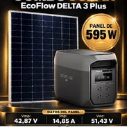 Combo de Panel de 595W con Eko flow delta 3 Plus Con transporte 🚗 - Img 58118224