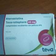 Vendo atorvastatina 40mg son dos blister - Img 56647842
