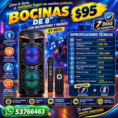 🎶🎼BOCINAS AL GUSTO DE CADA HOGAR ✨✨ - 2/5