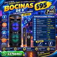 BOCINAS DE 8" - Img 58444641