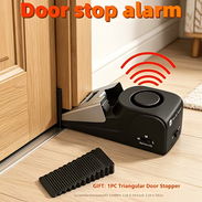 Calzos antirrobos, para puertas, cuña de suelo, con dispositivo de alarma de seguridad antirrobo - Img 56055851