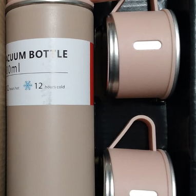 Termo de metal con 3 tazas - Img 120240833