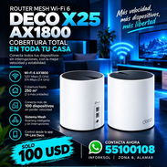 TP-Link Deco X25 AX1800 WiFi 6 Mesh Doble Banda Cobertura Total para Hogar - Img 58245272