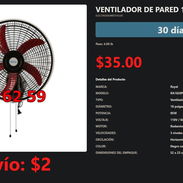 Ventilador de Pared Royal 18 Pulgadas Estilo de Lujo, Ventilador de Pared Royal 95W Potencia y Estilo Pro VPT-0676 - Img 54488420