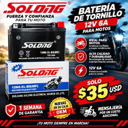 Batería Solong 12V 6Ah para Motos - Img 57844171