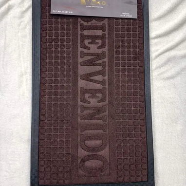 Alfombra Decorativa de Entrada "Bienvenido" – 40 × 60 cm 💲Precio: 8 USD - 8/8
