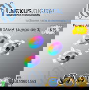 !!💻!! Juego de 3 Fanes ARGB SAMA, Color Blanco !!💻!! - Img 48154223