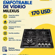 Cocina empotrable de vidrio Milexus - Img 57533560