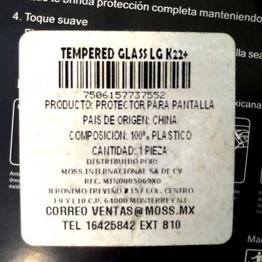 VENDO PROTECTOR DE PANTALLA PARA LG K22 PLUS (nuevo) - 3/3