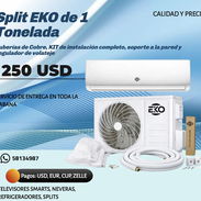 Split EKO de 1 Tonelada con todos sus accesorios - Img 55812233