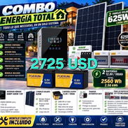 Kit Solar Completo (MONTAJE INCLUÍDO): Inversor + Batería + Transfer + Paneles - Img 58325306