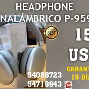 [15] Headphone P959 Inalámbrico & por cable (Jack 3.5mm) - Img 55399632