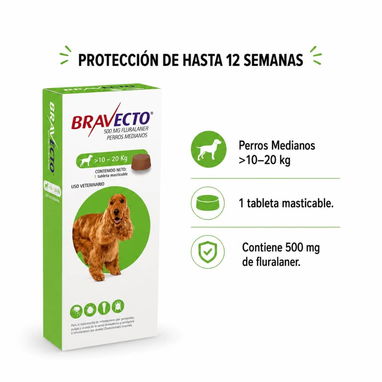 BRAVECTO original para perros / Protección contra pulgas y garrapatas - Img 125962323