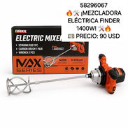 58296067 🔥🛠️ ¡MEZCLADORA ELÉCTRICA FINDER 1400W! 🛠️🔥 💵 PRECIO: 90 USD - Img 55419028