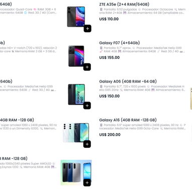 TELÉFONOS CELULARES NUEVOS CON GARANTIA - 2/2