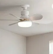 Lámparas Ventilador Marca Begonia de 6 aspas, 3 tonalidades de luz, 3 velocidades y de fácil instalación - Img 50338549