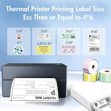 🖨️ IMPRESORA TÉRMICA DE ETIQUETAS NULLTONEX Y813 - BLUETOOTH INALÁMBRICA 4x6 PARA ENVÍOS 🖨️🌐 - 5/5
