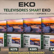 Televisores eko con cajita interna y soporte a la pared - Img 57436385