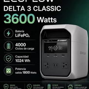 ECOFLOW DELTA 3 CLASSIC🔋⚡️ 1024W/H 1800W PICO 3600W Nueva en caja OFERTA estación de energía planta - Img 57093781