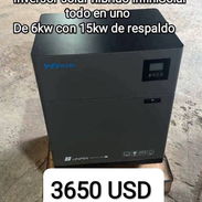 Inversor solar híbrido InfiniSolar todo en uno de 6kw con 15kw de respaldo en 3650 usd con garantía y mensajería gratis - Img 57990049