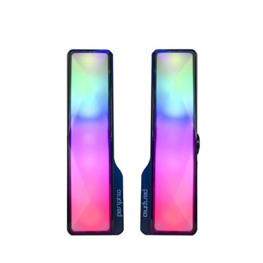 Periphio RGB 2.0 Channel Soundbar Bluetooth | Bocina RGB para PC en La Habana - Img 121491890