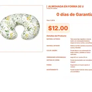 Almohada Botánica de Lujo Pro: Forma en U Ergonómica y Relleno Suave VPT#-0358 - Img 55667594