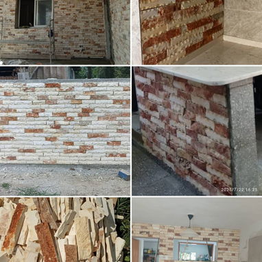 Se venden variados enchapes de piedra natural para la decoración de su casa o negocio y para la humedad en la pared - Img 105881454