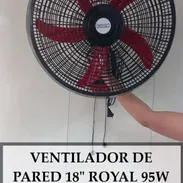 VENTILADOR DE PARED 18" ROYAL 95W, ENTREGA DE FACTURA, VARIEDAD DE ELECTRODOMÉSTICOS, ETC - Img 54388746