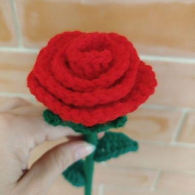 Flores eternas tejidas🌸 rosas, tulipanes, girasoles y más - Img 121028289