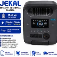 🔋Estación de energía portátil Jekal ⚡️Potencia: 3000w - 5000w 🔋Autonomía: 2560w/h ONDA SINUSOIDAL PURA 🚘Transporte - Img 56897564