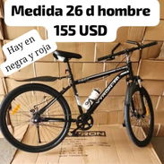 Bicicleta 26" de hombre hay en negra y roja - Img 55650365