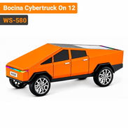 Bocina Bluetooth Cybertruck WS-580 - Parlante Portátil con Radio FM, USB, TF y TWS, Color Naranja y Azul en 40 usd - Img 57682715