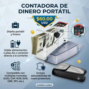 CONTADORA DE DINERO PORTÁTIL 💵 - Img 57644248