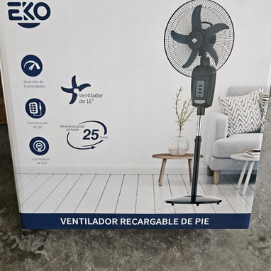 Ventilador recargable de 16" marca EKO - Img 123713403
