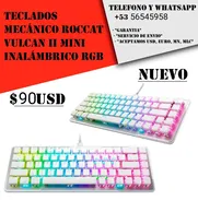 VENDO NUEVOS SELLADOS EN CAJA TECLADOS Y MOUSE GAMING RGB T MECANICO ROCCAT VULCAN 2 Y LOGITECH INALAMBRICO W 56545958 - Img 49613057