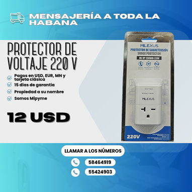 ⚡ PROTECTORES DE VOLTAJE 220 V PARA TUS ELECTRODOMÉSTICOS ✅ TRADICIONALES Y DE LÍNEA 💲12 USD - Img 116872379