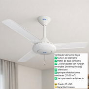 ventilador de techo royal. estamos en 10 de octubre tenemos mensajería - Img 55260852