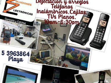 Taller Profesional Soluciones Electrónicas 53963864. Teléfonos Inalámbricos,Cajitas,TVs Planos. 10am-6:30pm - Img 65435947