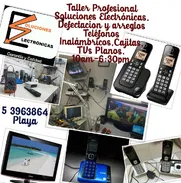 Taller Profesional Soluciones Electrónicas 53963864. Teléfonos Inalámbricos,Cajitas,TVs Planos,Protectores de línea - Img 49072449